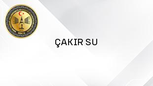 ÇAKIR SU